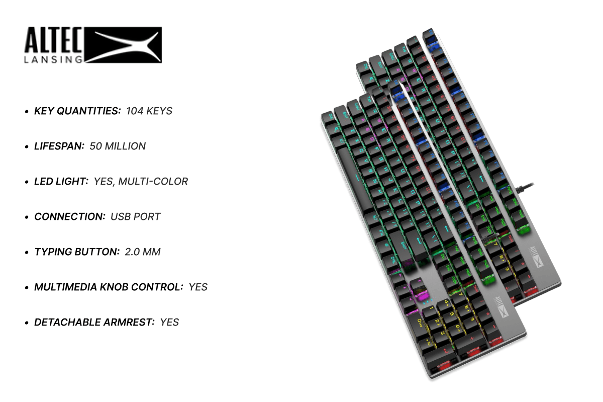 ALTEC Lansing ALGK 8414 Gaming Keyboard