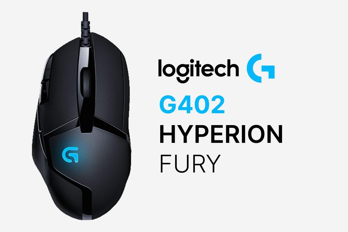 Logitech G402 Hyperion Fury FPS Gaming Mouse with High Speed Fusion Engine  NEW
